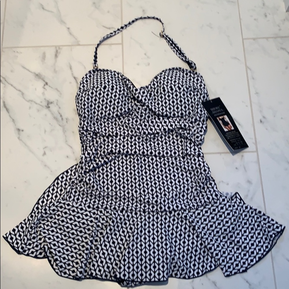 Shore shapes one piece bathing suit